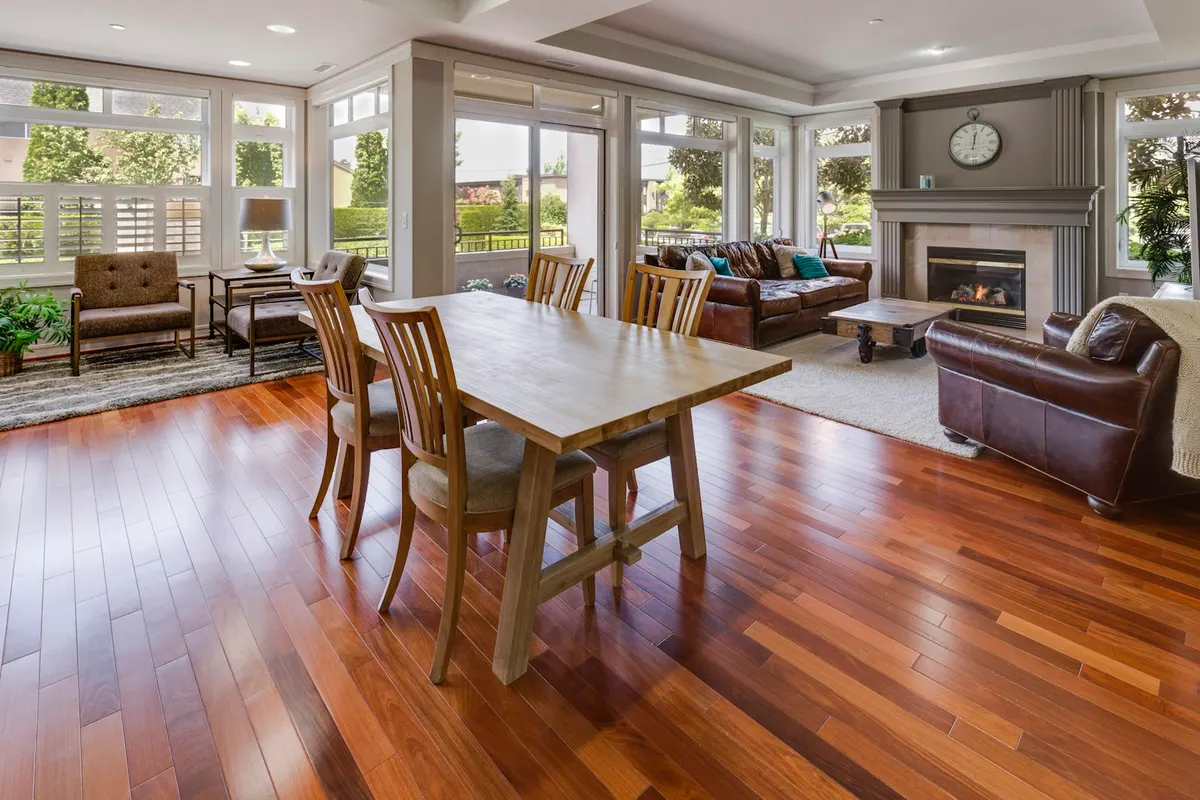Inviting, maintained rental home with a bright entry and landscaped front yard